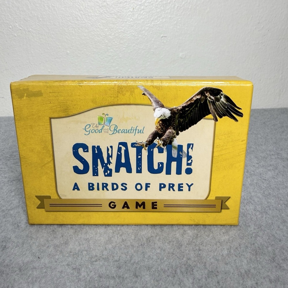 The Good and The Beautiful Snatch! Birds of Prey Card Game Homeschool Education